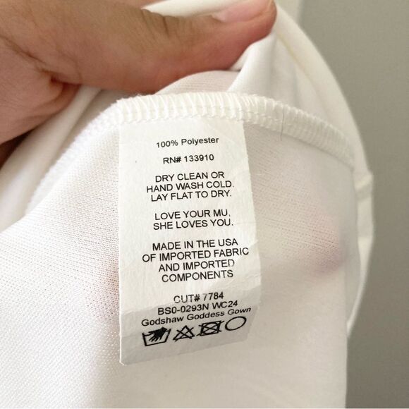 NWT Show Me Your MuMu Godshaw Goddess Gown Women’s XXL Wedding White - Picture 6 of 6